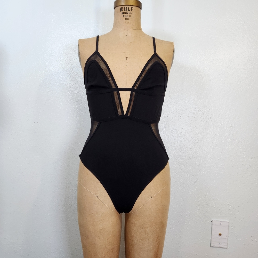 NWT Pacsun L.A. Hearts Cotton Mesh bodysuit Small
